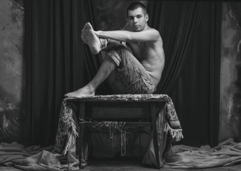 Free stock image of Male Portrait created by Alexander Krivitskiy