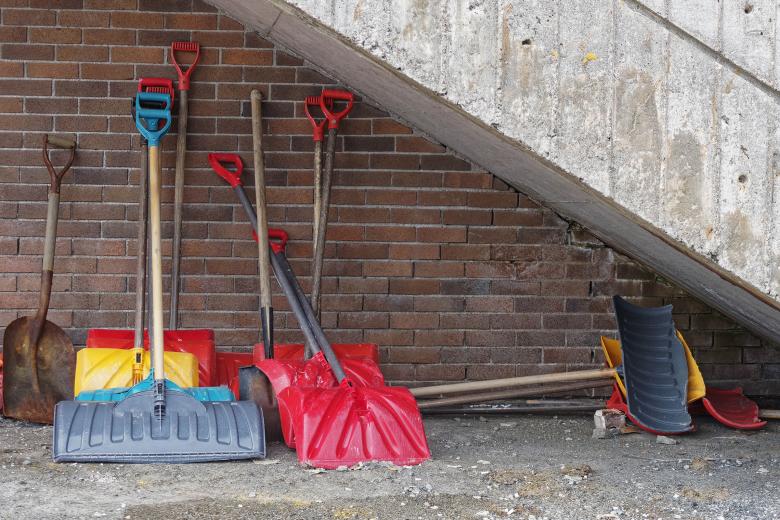 Free stock image of Snow shovels created by Geoffrey Whiteway