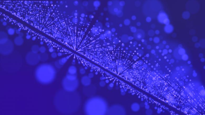 Free stock image of Glowing particle background created by Alen