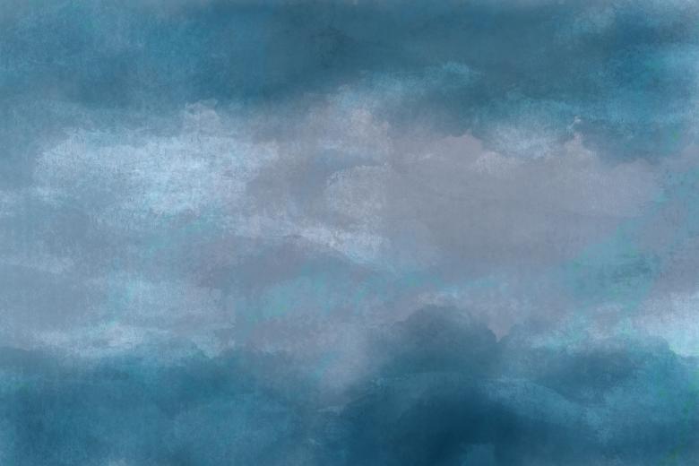 Free stock image of Watercolor Background - Blue Stained Texture created by Dionysus