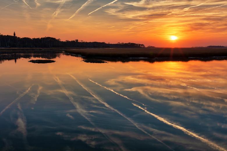 Free stock image of Chincoteague Island Sunset created by Nicolas Raymond
