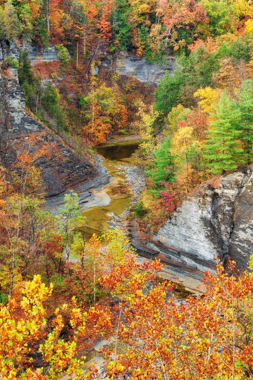 Free stock image of Gorgeous Autumn Gorge created by Nicolas Raymond