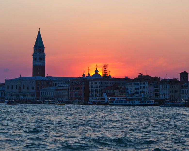 Free stock image of St. Marks Square at sunset created by Geoffrey Whiteway