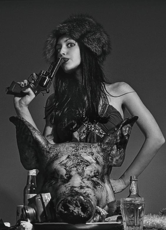 Free stock image of Woman with gun created by Alexander Krivitskiy
