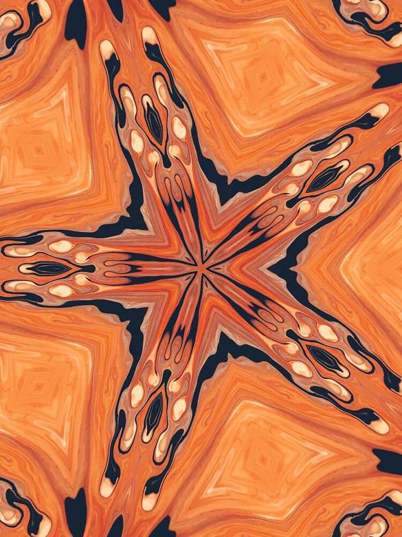 Free stock image of Kaleidoscope star created by Royalty Innovation