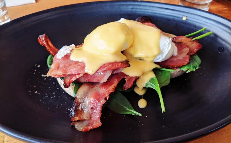 Free stock image of Bacon and eggs benedict created by TImothy Woods