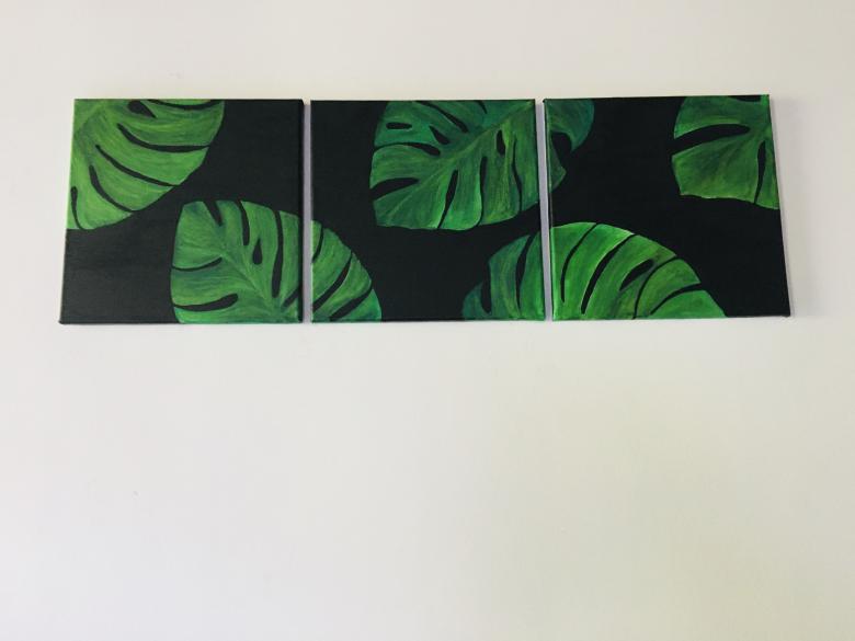 Free stock image of Leaf wall art   created by Kavindya