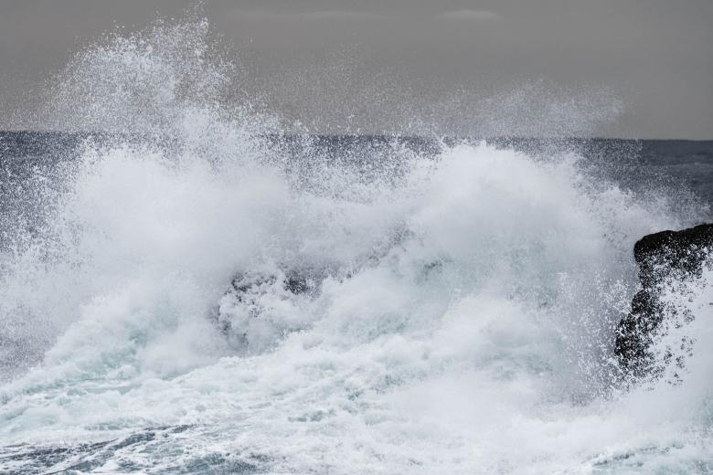 Free stock image of Wave crashing on coastal rocks created by Geoffrey Whiteway