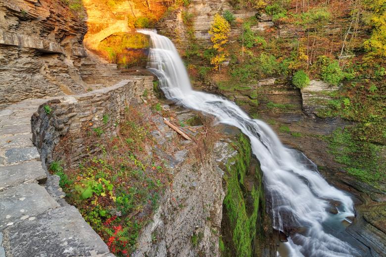 Free stock image of Lucifer Morning Glow Falls created by Nicolas Raymond