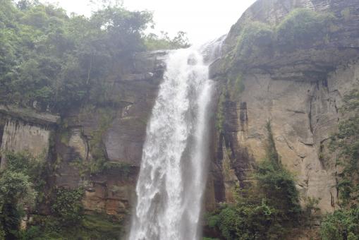 Ramboda Falls at the Top