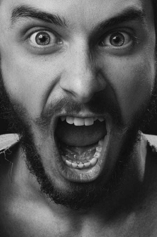 Free stock image of Shouting man created by Alexander Krivitskiy