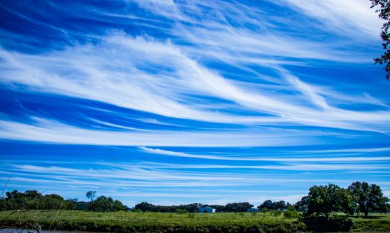 Clouds over the farm - Free Stock Photo