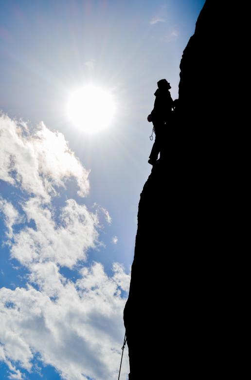 Free stock image of Climber silhouette  created by Daniel