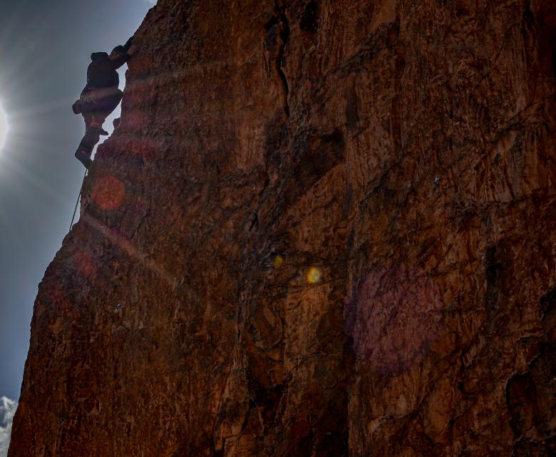Free stock image of Climbing with the light created by Daniel