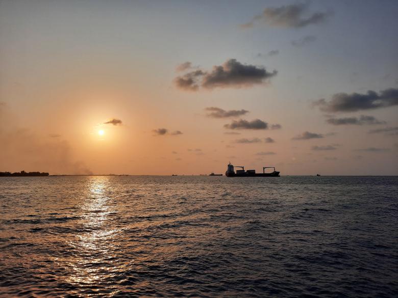 Free stock image of Sunset at Male Beach, Maldives created by KHAWAJA UMER FAROOQ