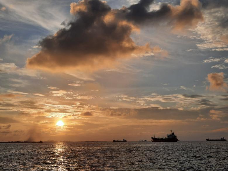 Free stock image of Sunset at Male Beach, Maldives created by KHAWAJA UMER FAROOQ