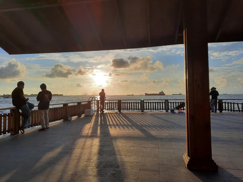 Free stock image of Sunset at Male Beach, Maldives  created by KHAWAJA UMER FAROOQ