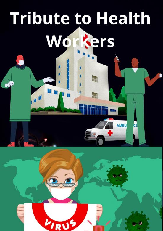 Free stock image of TRIBUTE TO HEALTH WORKERS created by KHAWAJA UMER FAROOQ