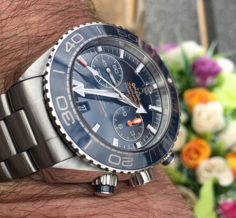 Free stock image of Omega Planet Ocean Master Chronometer Chronograph  created by John Torcasio