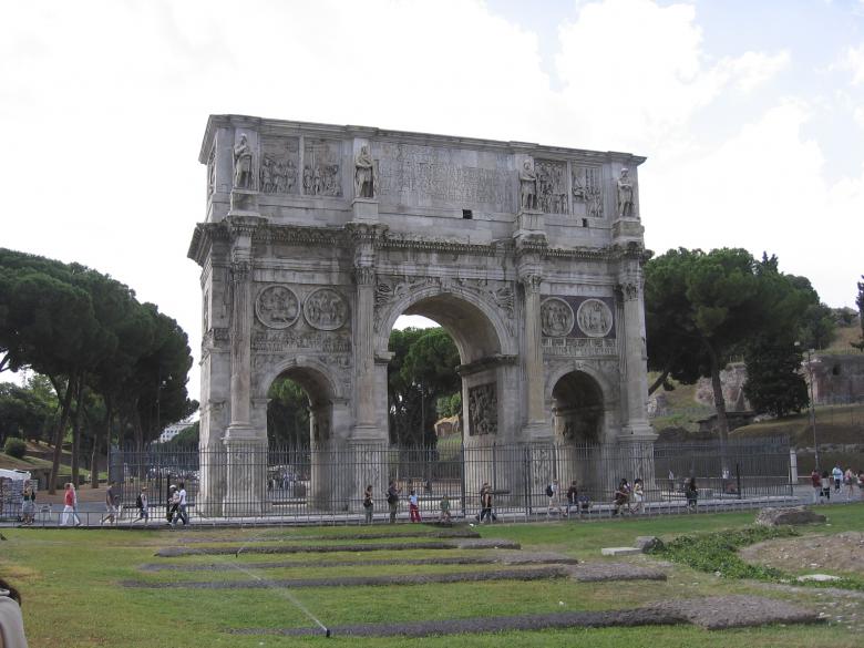 Free stock image of Arch of Constantine created by Julie W