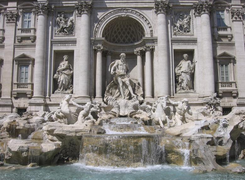 Free stock image of Trevi Fountain created by Julie W
