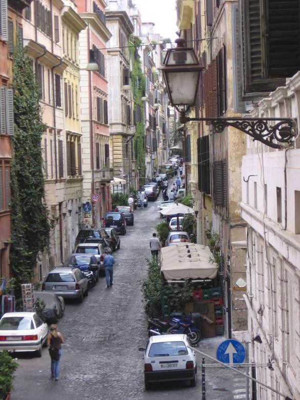 Free stock image of Central Rome residential street created by Julie W