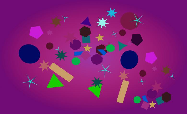 Free stock image of Graphic shapes background created by tupac doenx