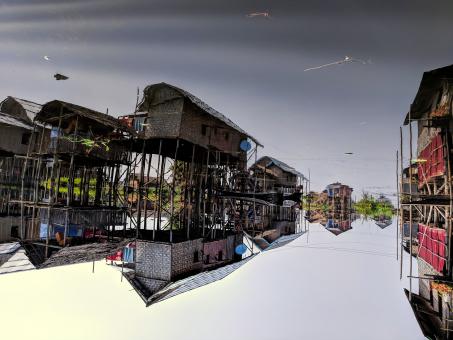 Mirrored house - Free Stock Photo