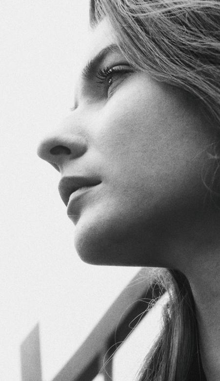 Free stock image of Female profile created by Alexander Krivitskiy