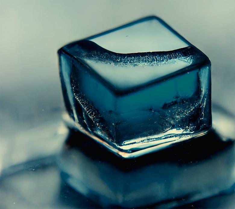 Free stock image of Melting ice cube created by Alen