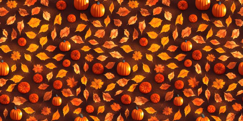 Free stock image of Autumn Leaves and Pumpkins created by Brian Penny