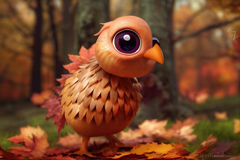 Free stock image of Adorable Baby Turkey created by Brian Penny