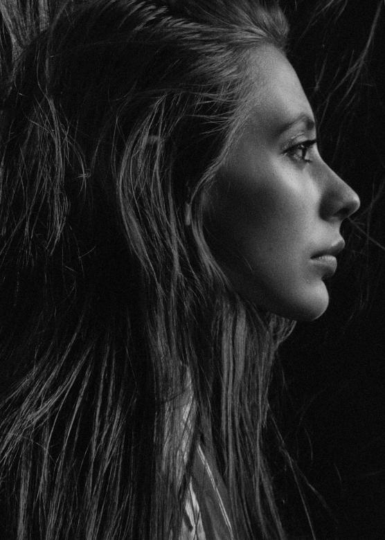 Free stock image of Female profile created by Alexander Krivitskiy