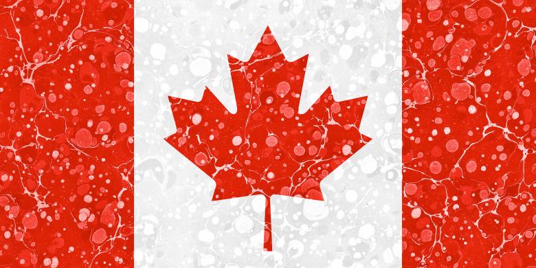 Free stock image of Marbled Flag - Canada created by Nicolas Raymond