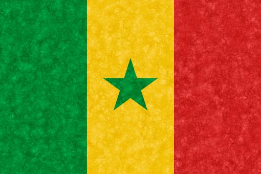 Free Stock Photo of Velvet Flag - Senegal