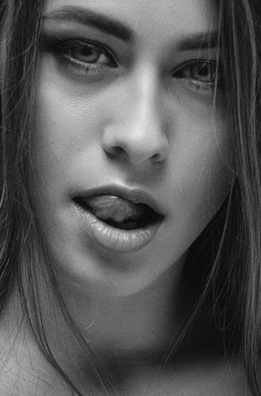 Free stock image of Woman licking lips created by Alexander Krivitskiy