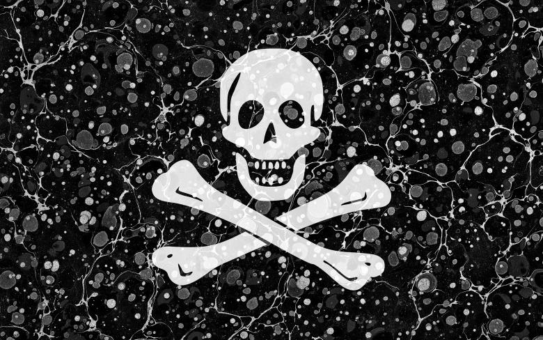 Free stock image of Velvet Flag - Jolly Roger created by Nicolas Raymond