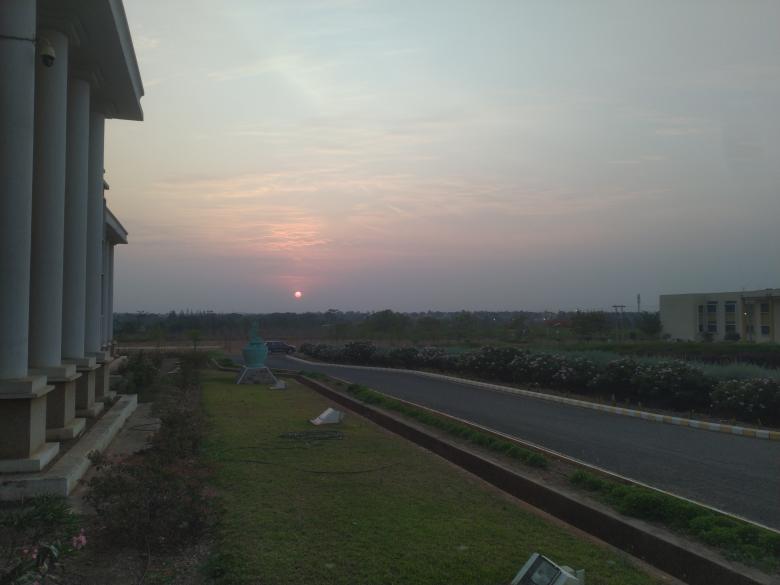 Free stock image of Sunset created by Nagabhushan Biliangadi