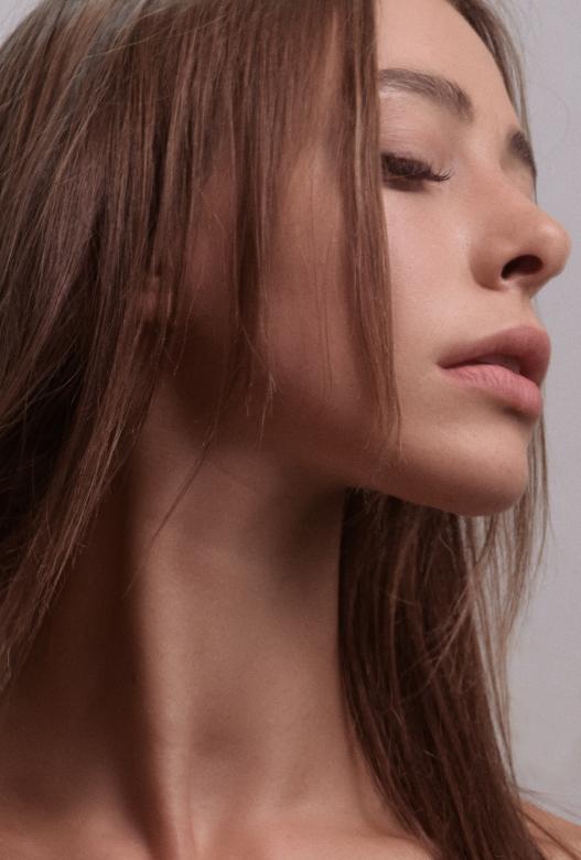 Free stock image of Female profile created by Alexander Krivitskiy