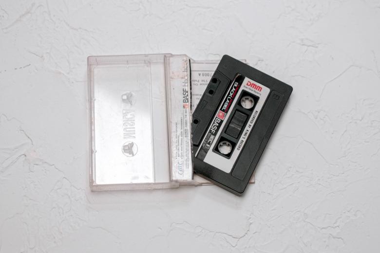 Free stock image of Original cassette tape and song lyrics, Song Book  created by LUSH.STUDIO