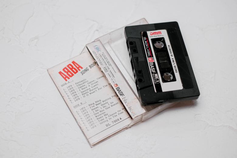 Free stock image of Original cassette tape and song lyrics, Song Book  created by LUSH.STUDIO