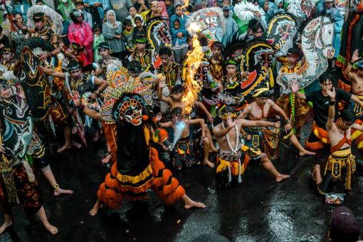 Malang city hosts a local cultural arts festival