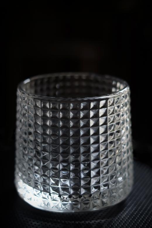 Free stock image of A close-up shot of an empty glass cup with luxury styling for a wine d created by LUSH.STUDIO