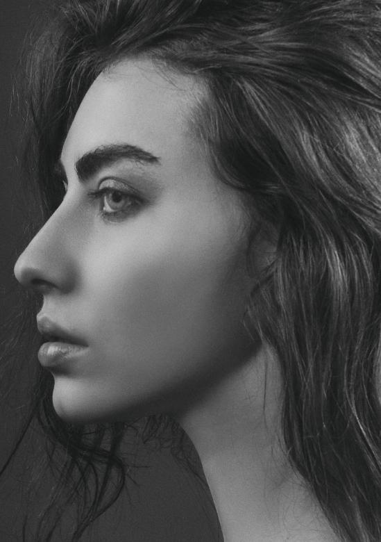 Free stock image of Female profile created by Alexander Krivitskiy