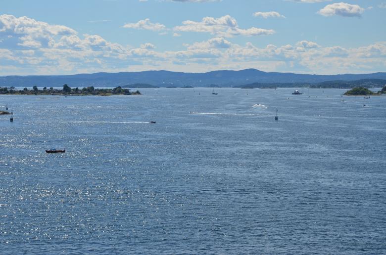 Free stock image of A view from Akerhusstranda to the Oslofjord created by Erik Schellingerhout