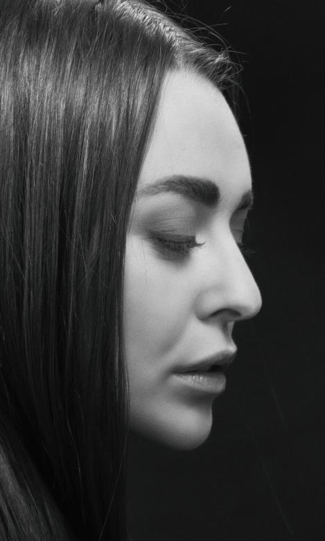 Free stock image of Female profile created by Alexander Krivitskiy