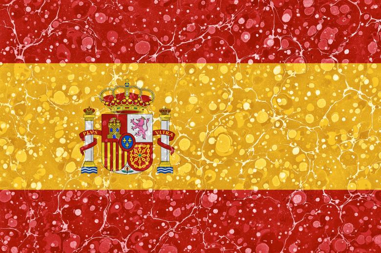 Free stock image of Marbled Flag - Spain created by Nicolas Raymond
