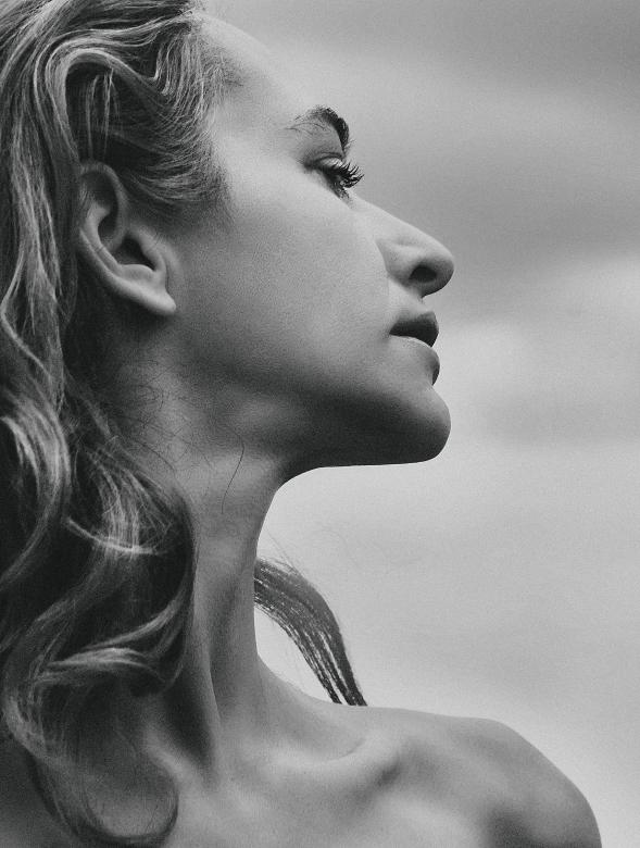 Free stock image of Female profile created by Alexander Krivitskiy