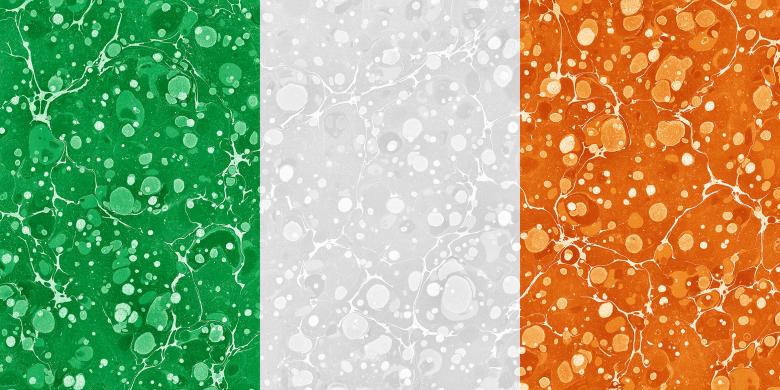 Free stock image of Marbled Flag - Ireland created by Nicolas Raymond