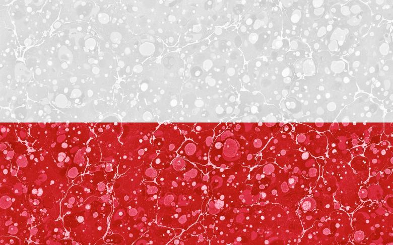 Free stock image of Marbled Flag - Poland created by Nicolas Raymond
